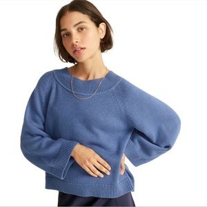 NEW J. Crew Boatneck Cotton Sweater